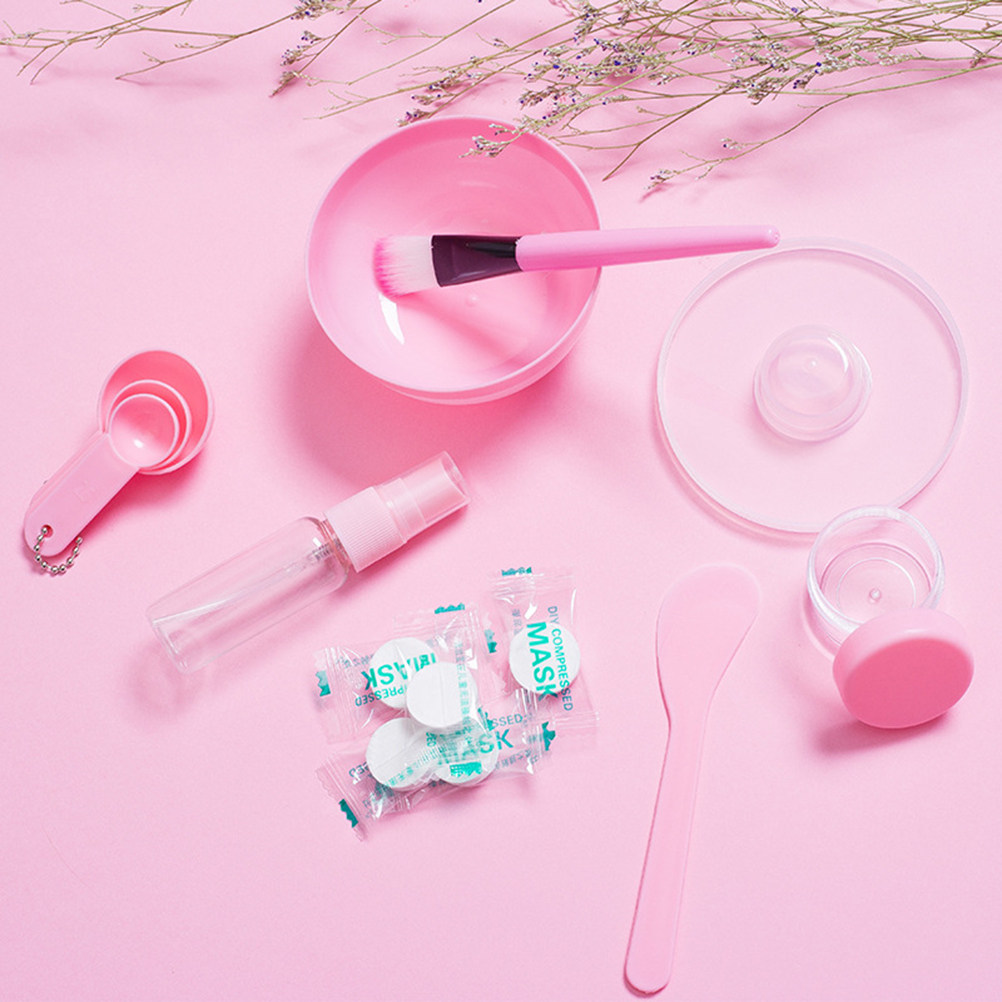 9Pcs Facial Mask Bowl Brush St - Beauty Makeup Women 评论和价格